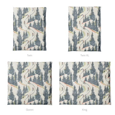 Downhill Descent Mockup Duvet Sizing