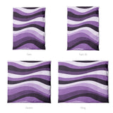 Sinuous Purple Monochrome Mockup Duvet Sizing