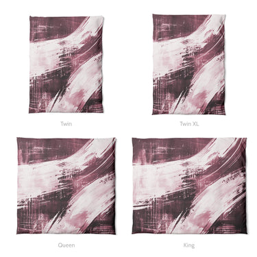 Emil Burgandy Mockup Duvet Sizing