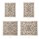 Floranna Ivory & Black Mockup Duvet Sizing