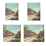 Orange Grove Mockup Duvet Sizing