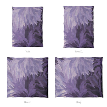 Dianthus Purple Mockup Duvet Sizing