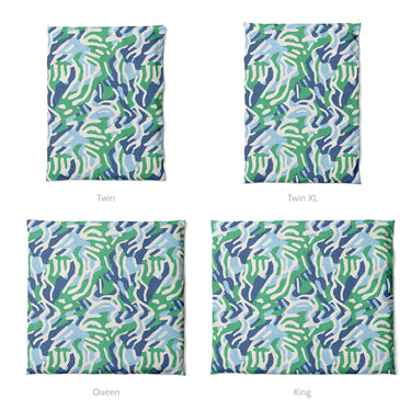 Leonardo Blue Green Mockup Duvet Sizing