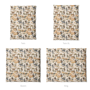 Desert Cowboys Mockup Duvet Sizing