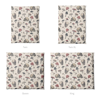 Death Caps Mockup Duvet Sizing