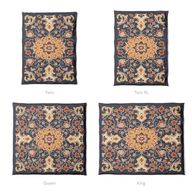 Baldwin Navy & Red Mockup Duvet Sizing