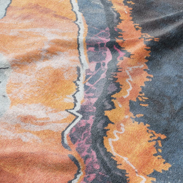 Helga Blue & Purple Mockup Fleece Detail