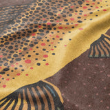 Brown Trout Mockup Fleece Detail
