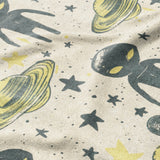 Space Aliens Mockup Fleece Detail