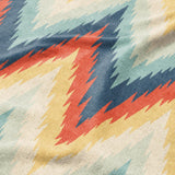 Firekaat Blue & Orange Mockup Fleece Detail