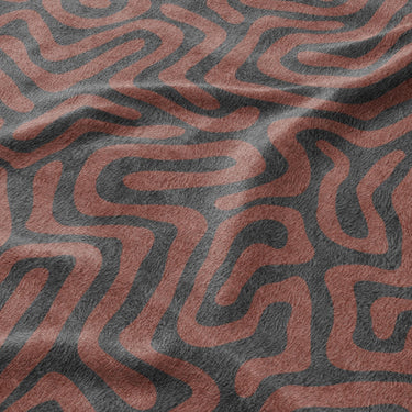 Kiva Coral Mockup Fleece Detail