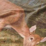 Deer and Fawn by Alfred Fitzwilliam Mockup Fleece Detail
