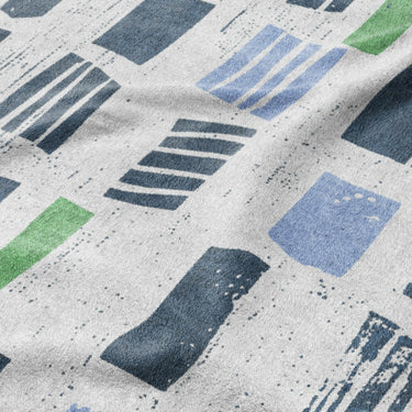 Milo Blue & Green Mockup Fleece Detail