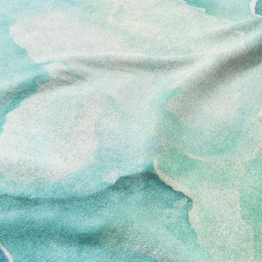 Zephyr Watercolor Emerald Mockup Fleece Detail