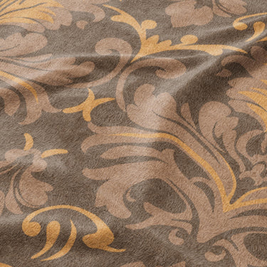 Agnes Umber Brown Mockup Fleece Detail