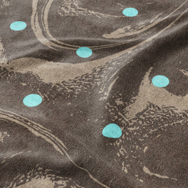 Acid Burn Brown & Carolina Blue Mockup Fleece Detail