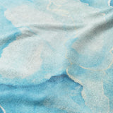 Zephyr Watercolor Azure Blue Mockup Fleece Detail