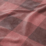 Buffalo Plaid Deep Red Mockup Fleece Detail