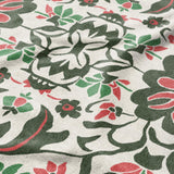 Georgiana Green & Deep Cerise Mockup Fleece Detail