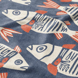 Tribal Fish Mockup Fleece Detail