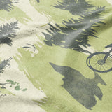 Mountain Bike Park Mockup Fleece Detail