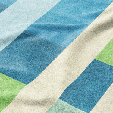 Henry Blue & Green Mockup Fleece Detail