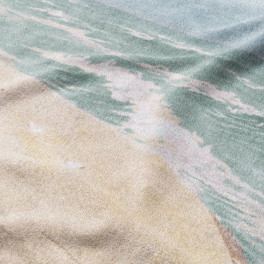On the Beach by Fidelia Bridges Mockup Fleece Detail