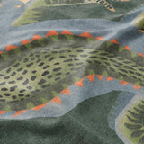 Hungry Alligator Green Mockup Fleece Detail