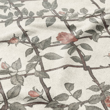 Rose Lattice Mockup Fleece Detail