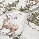 Forest Deer Mockup Fleece Detail