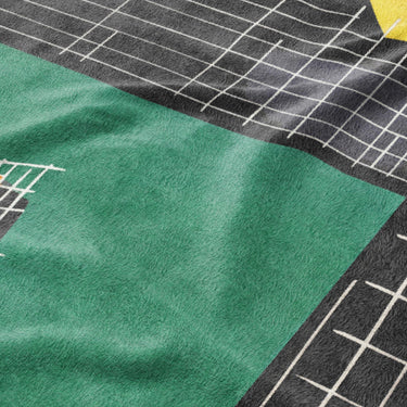 Djuna Black Multicolor Mockup Fleece Detail