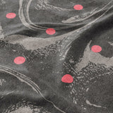 Acid Burn Greige & Infrared Mockup Fleece Detail