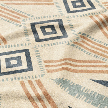 Osage Blue & Orange Mockup Fleece Detail