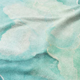 Zephyr Watercolor Blue & Green Mockup Fleece Detail
