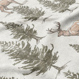 Forest Deer Mockup Fleece Detail