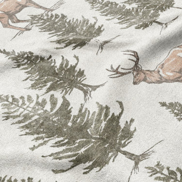 Forest Deer Mockup Fleece Detail