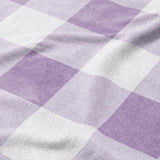 Buffalo Plaid Lilac Mockup Fleece Detail