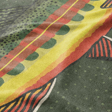 Golden Trout Mockup Fleece Detail