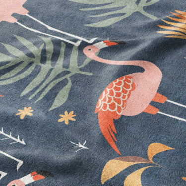 Flamingo Paradise Mockup Fleece Detail