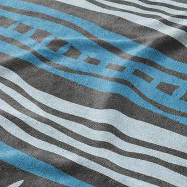 Delsin Blue & Black Mockup Fleece Detail