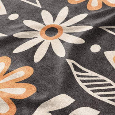 Topanga Black & Yellow Mockup Fleece Detail