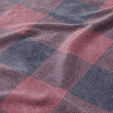 Buffalo Plaid Maroon & Navy Mockup Fleece Detail