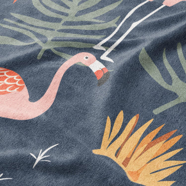 Flamingo Paradise Mockup Fleece Detail