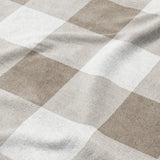 Buffalo Plaid Light Cedar Brown Mockup Fleece Detail