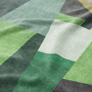 Baxter Green & Yellow Mockup Fleece Detail