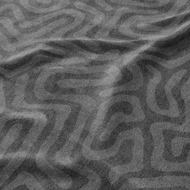 Kiva Charcoal Grey Mockup Fleece Detail