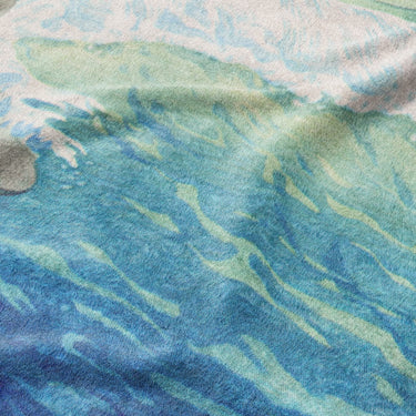 Hawaii Surfer by Charles Bartlett Mockup Fleece Detail