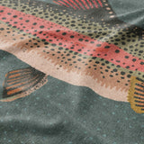 Rainbow Trout Mockup Fleece Detail