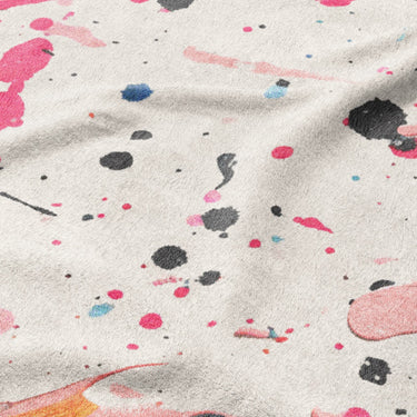 Kayla Paint Splatter Mockup Fleece Detail