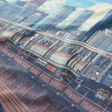 Chicago Metro Mockup Fleece Detail